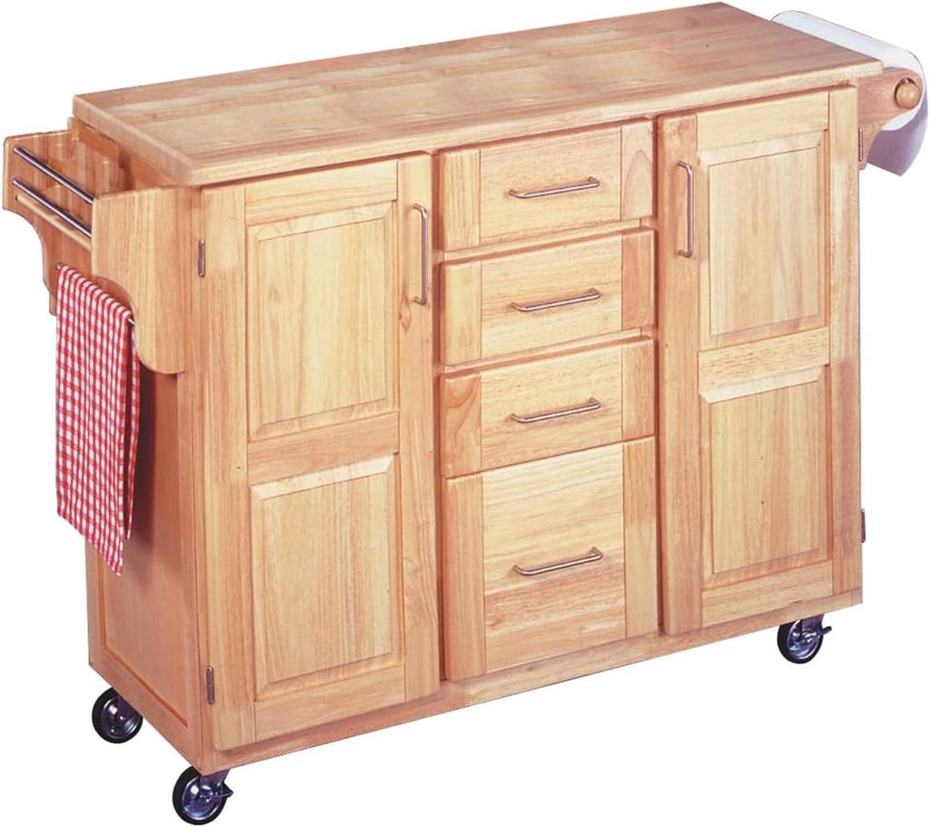 Natural General Line Mobile Kitchen Cart