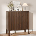 Walnut Modern Storage Sideboard Cabinet