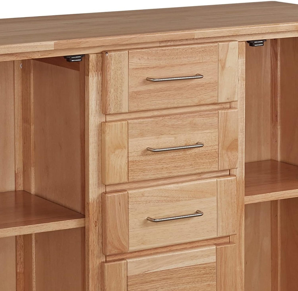 Natural General Line Mobile Kitchen Cart