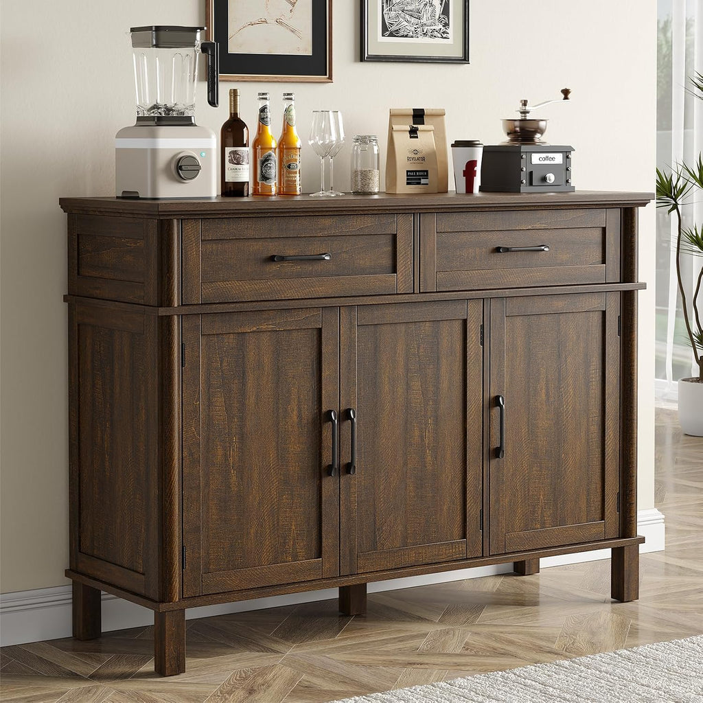 Brown Farmhouse Storage Sideboard