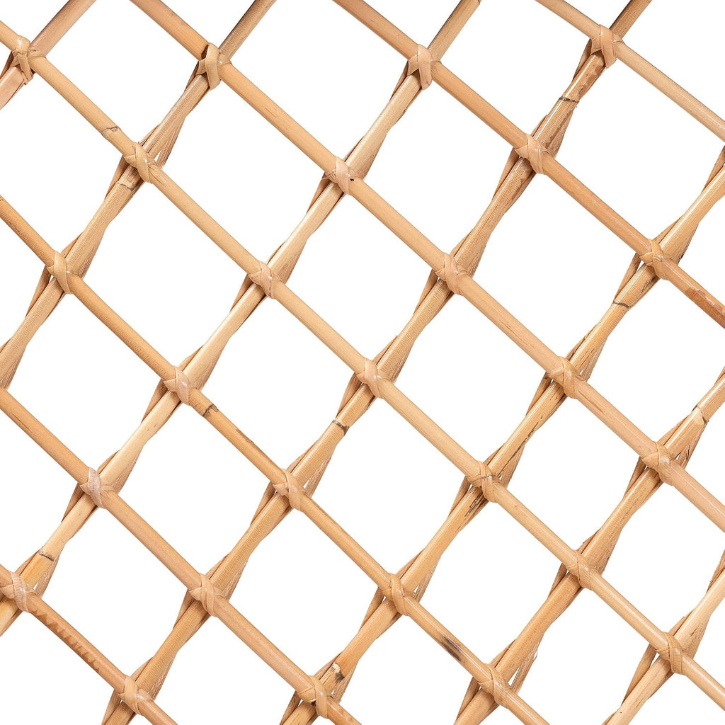 Natural Rattan 3-Piece Corner Nook Set