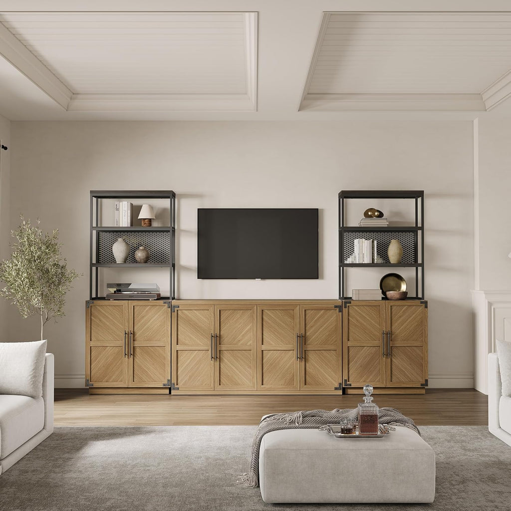 Modern Large Storage Sideboard Cabinet